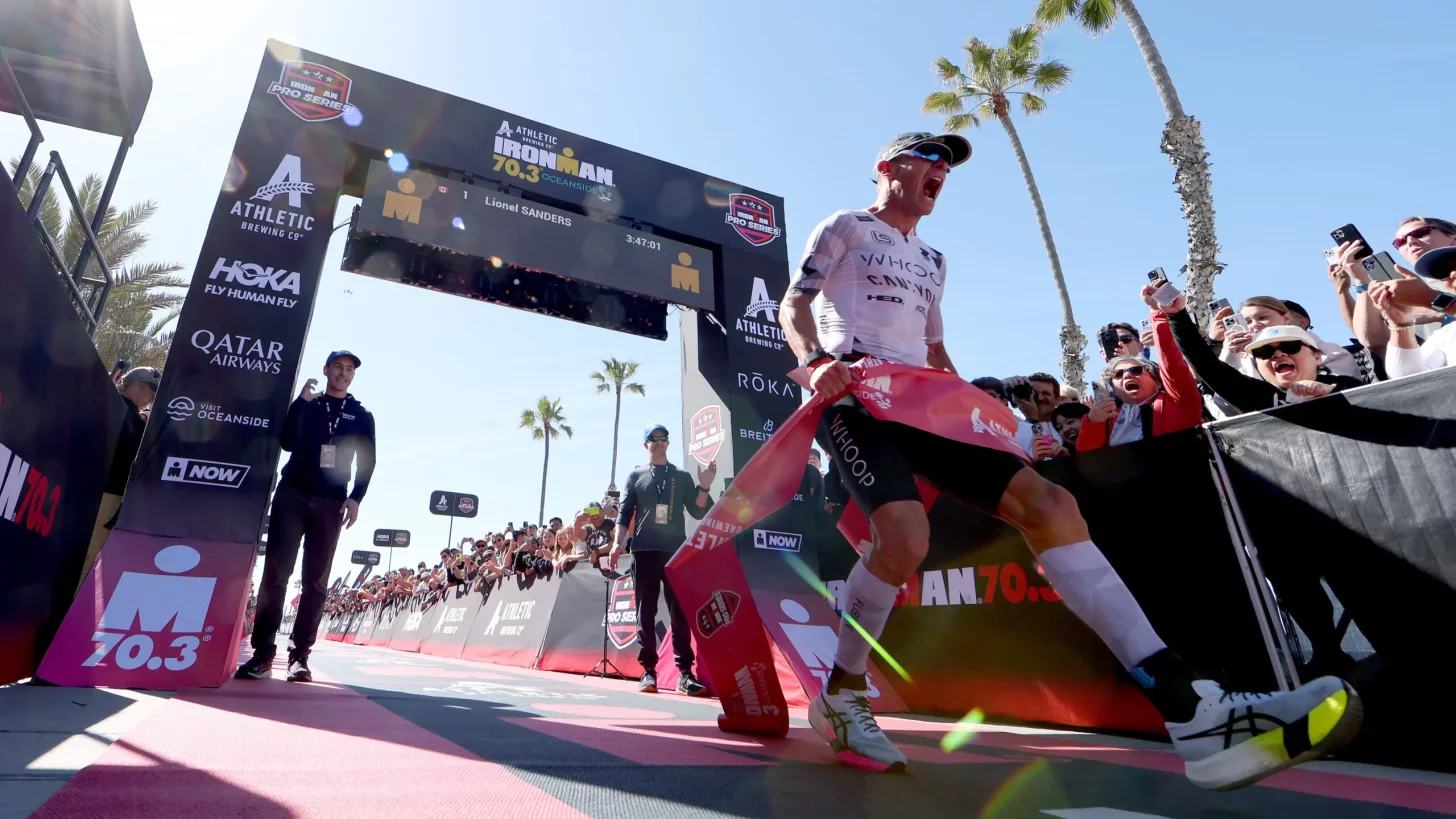Лайонел Сандерс выиграл Ironman 70.3 Oceanside 2025 за 3:47:01, на 42 секунды опередив Руди фон Берга. Лайонел Сандерс выиграл Ironman 70.3 Oceanside 2025 за 3:47:01, на 42 секунды опередив Руди фон Берга.