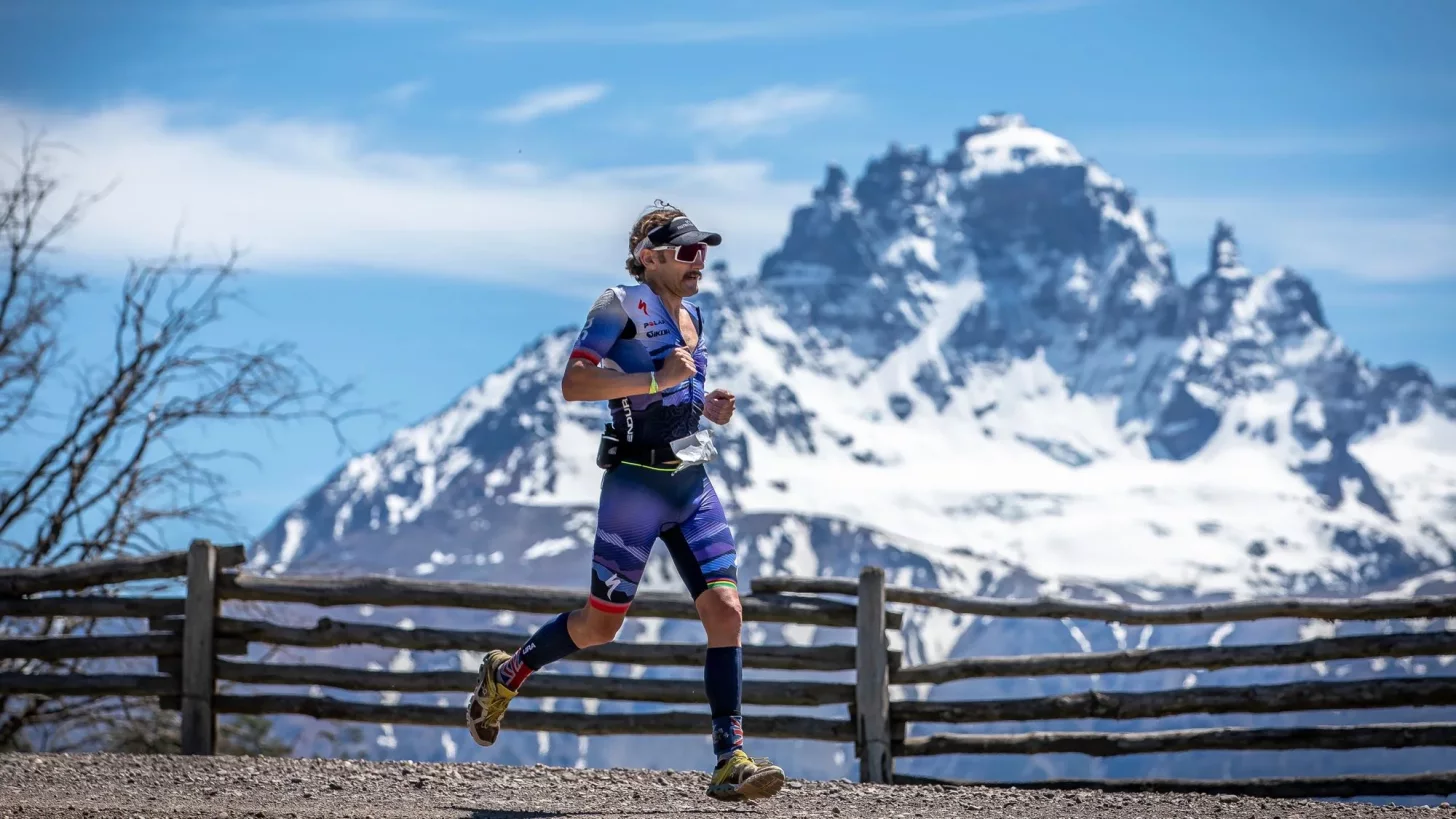 Athletes compete at the Patagonman Extreme Triathlon